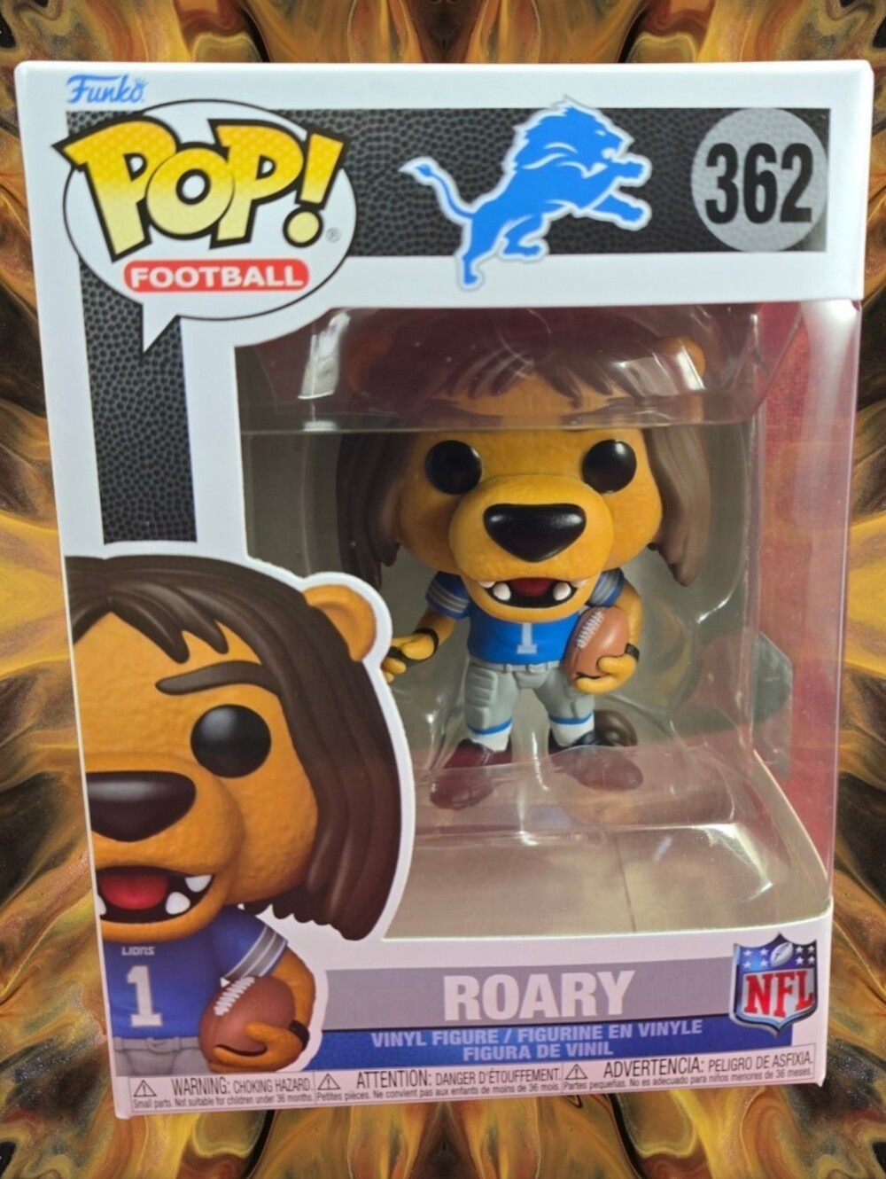 Funko Pop! Football: Roary #362 (Nib) With Pop Protector